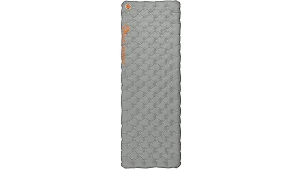 insulated rectangular sleeping pad