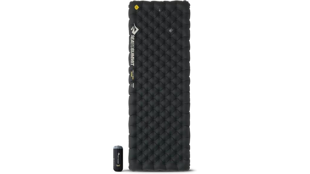 insulated rectangular sleeping pad