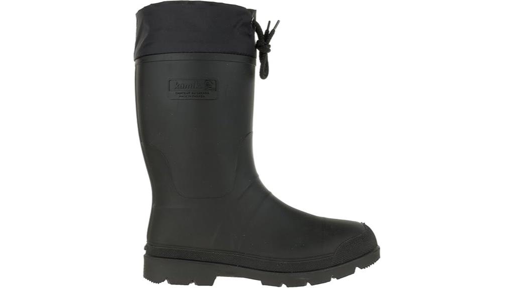 insulated rubber winter boots