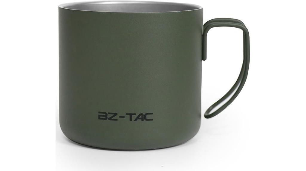 insulated stainless steel mug