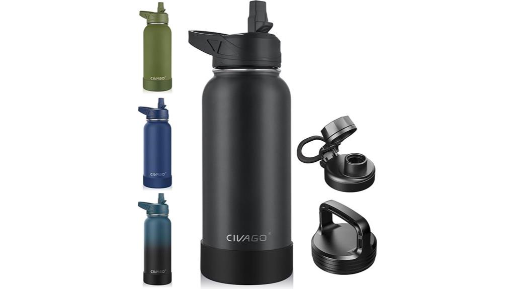insulated water bottle features