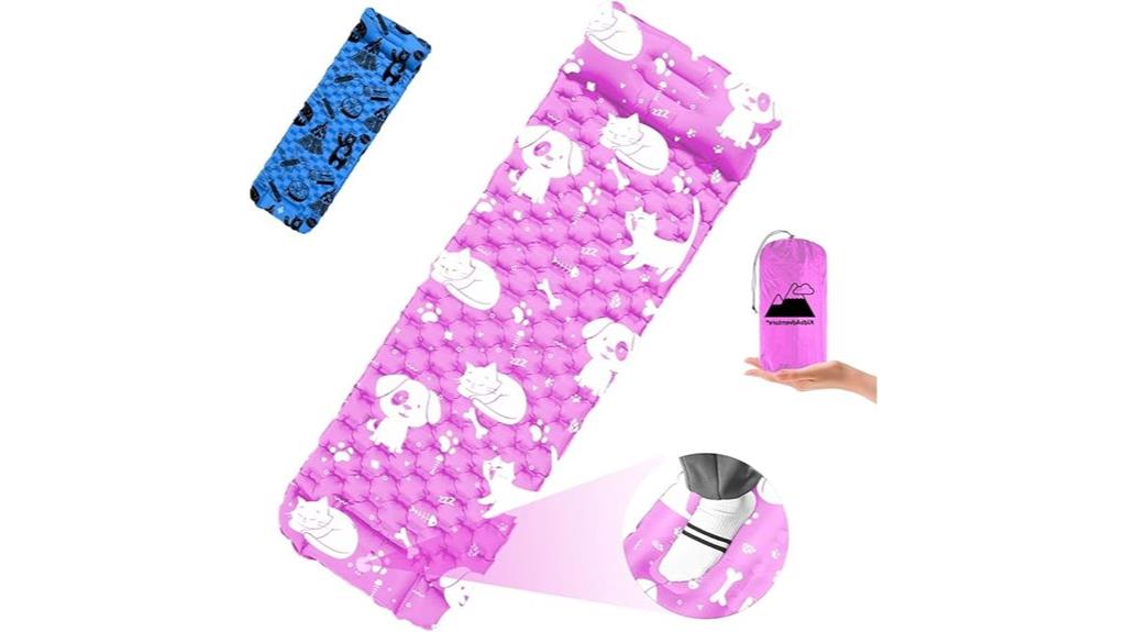 kids inflatable sleeping pad