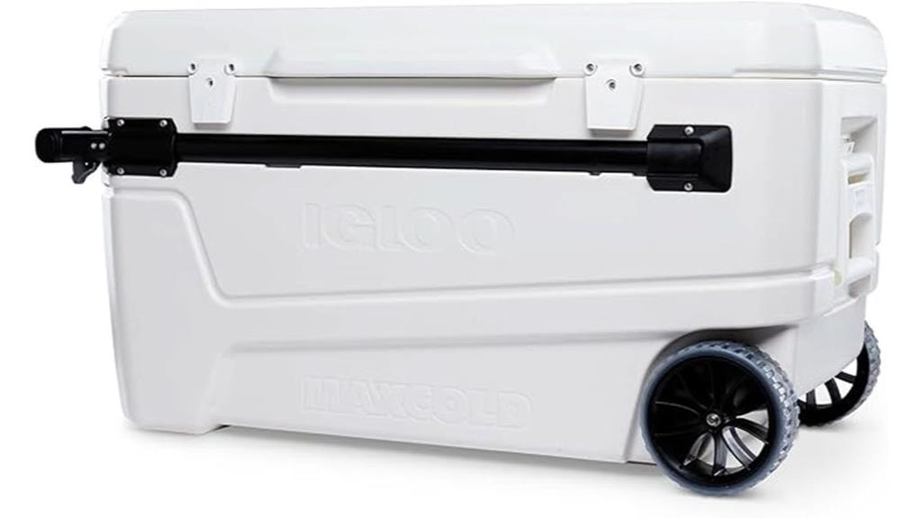 large portable insulated cooler