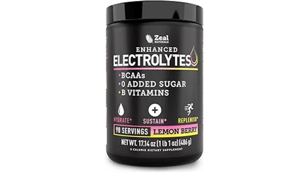lemon berry electrolyte powder