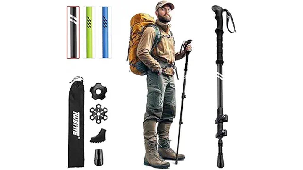 lightweight adjustable hiking poles