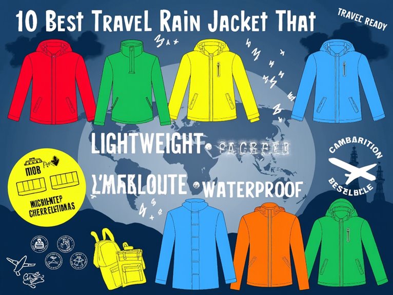 lightweight and packable rain jackets