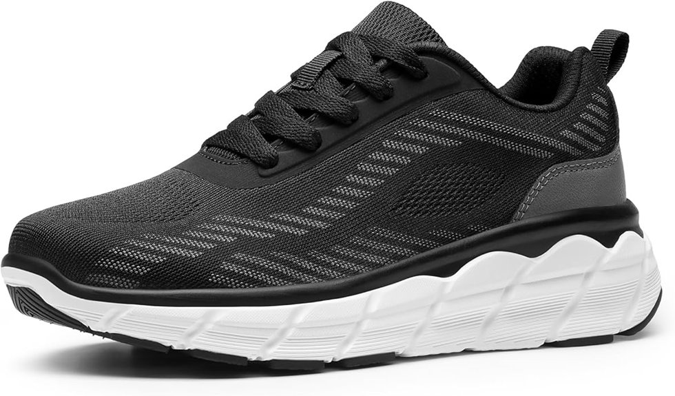 lightweight breathable running sneakers