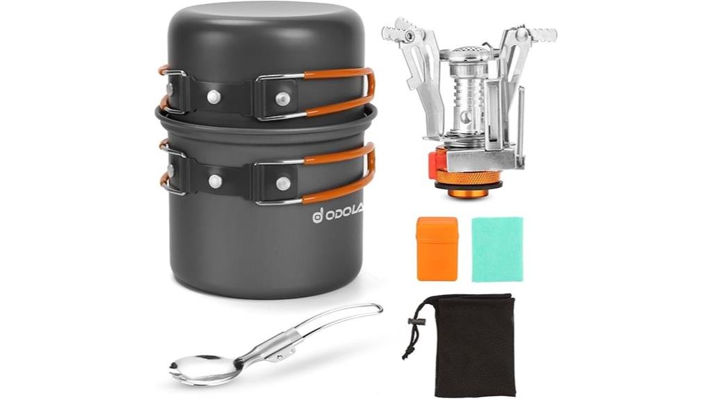 lightweight camping cookware set