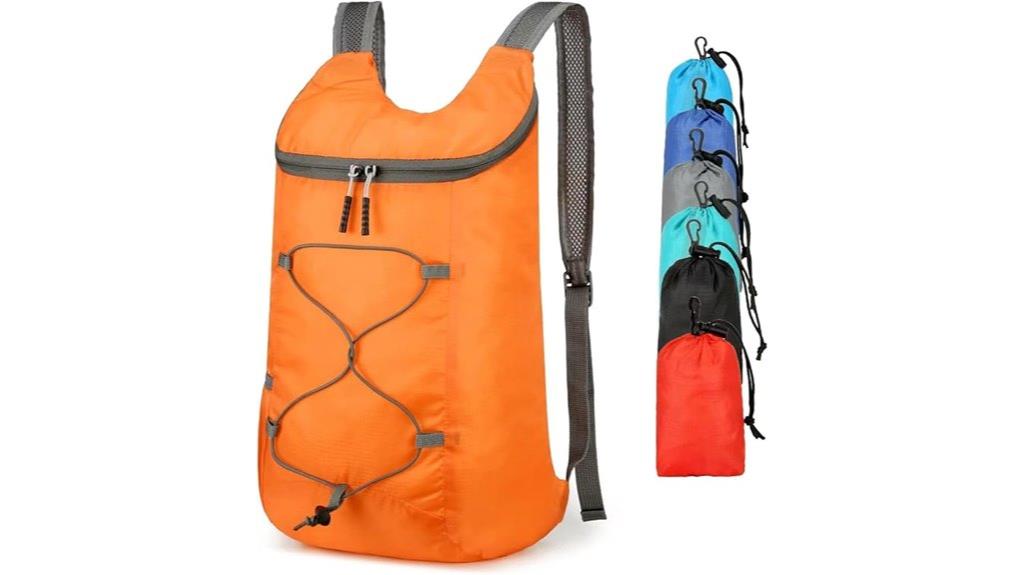 lightweight foldable water resistant backpack