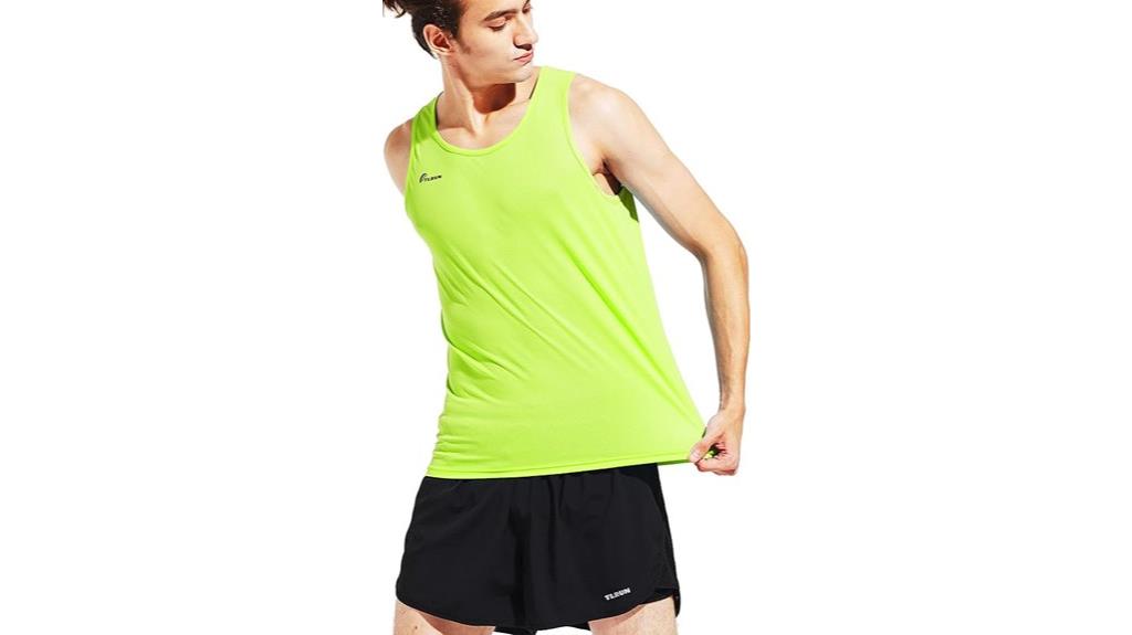 lightweight marathon running singlet