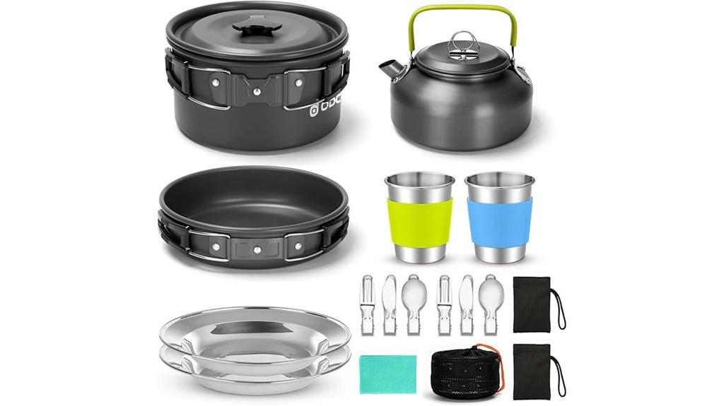 lightweight non stick cookware set