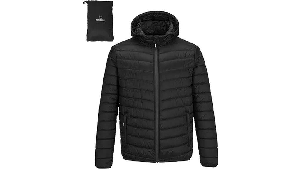 lightweight packable puffer jacket