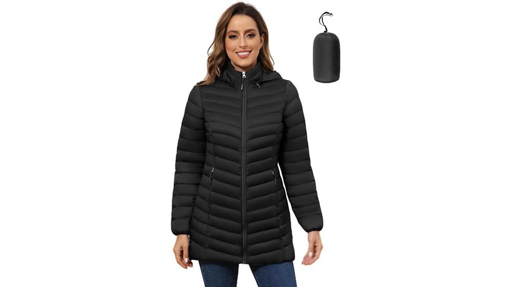 lightweight packable winter jacket