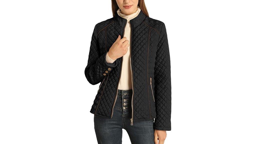 lightweight quilted puffer jacket