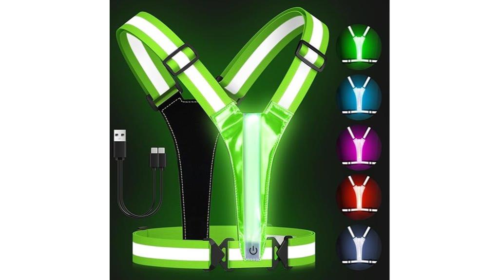 lightweight rechargeable running vest