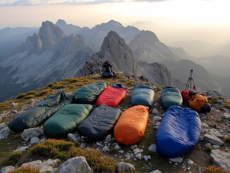 lightweight thru hiking sleeping bags