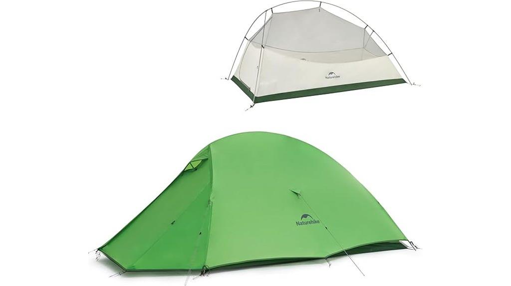 lightweight two person backpacking tent