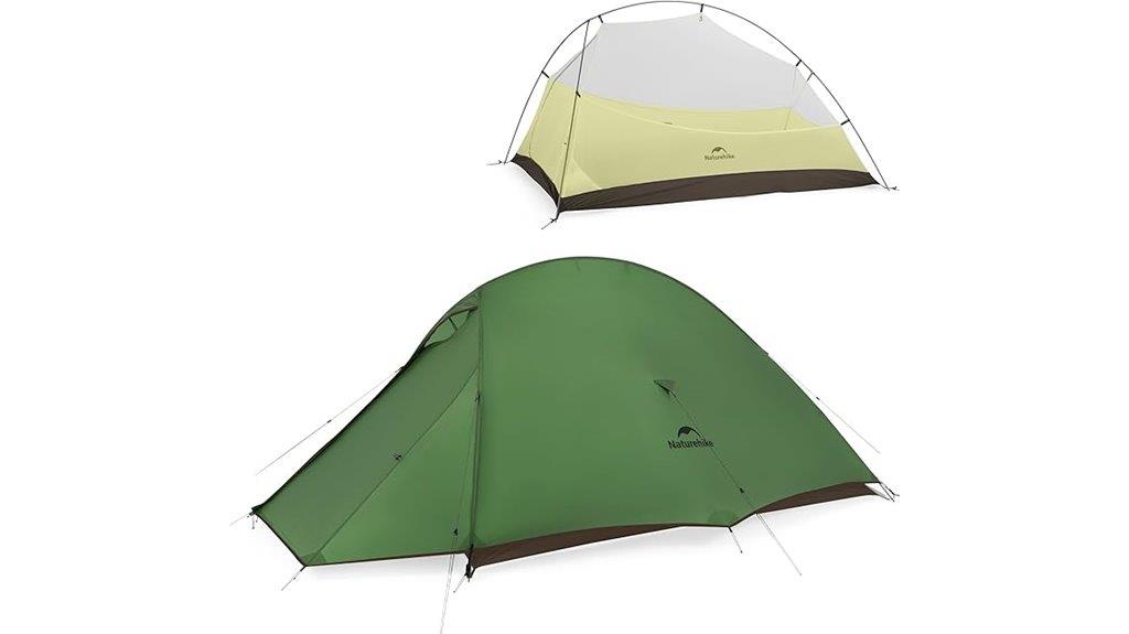 lightweight two person tent