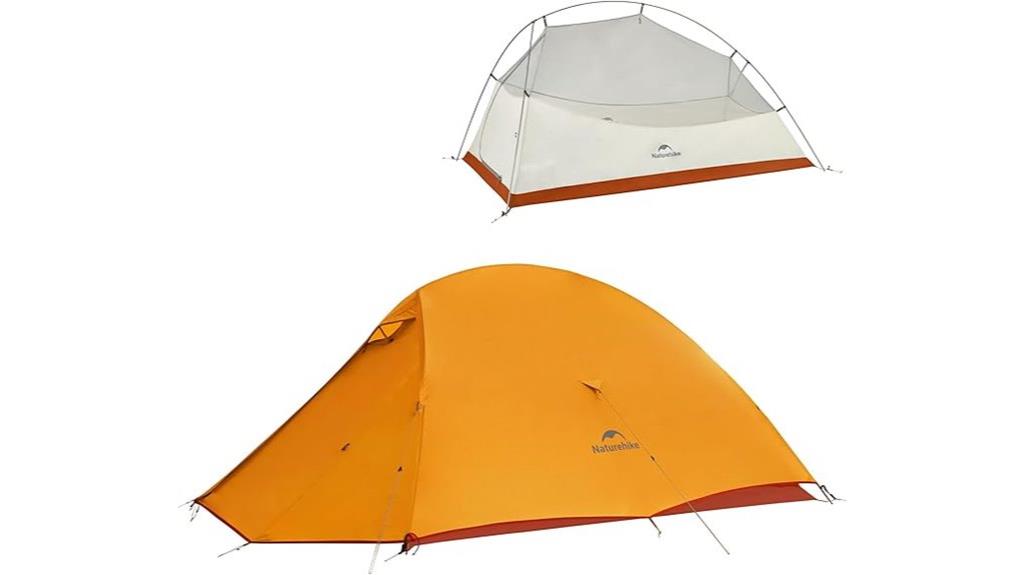 lightweight two person tent