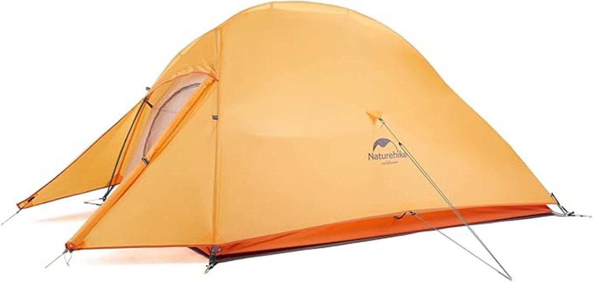lightweight two person tent
