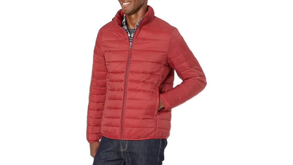 lightweight water resistant puffer jacket