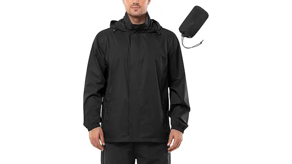 lightweight waterproof rain jacket
