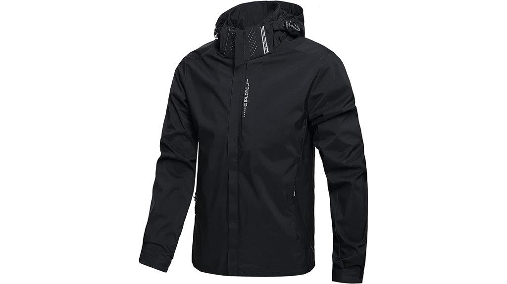 lightweight waterproof rain jacket