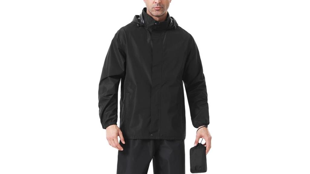 lightweight waterproof rain jacket