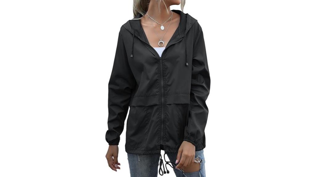 lightweight waterproof raincoat jacket
