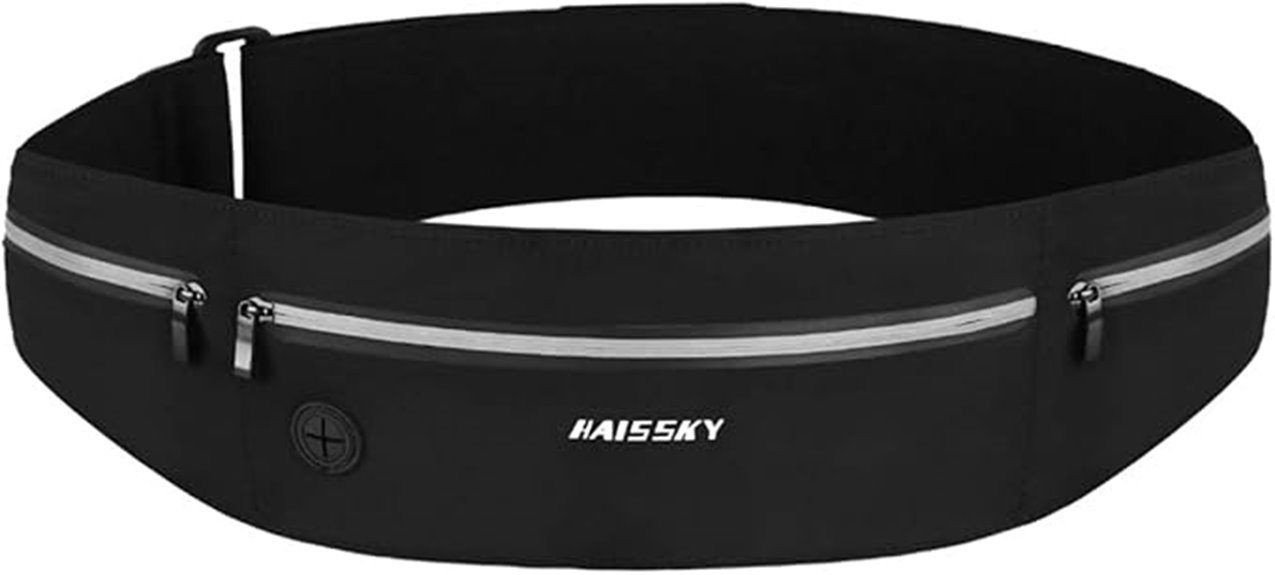 lightweight waterproof running belt