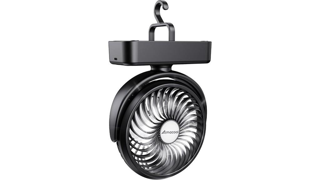 long lasting camping fan