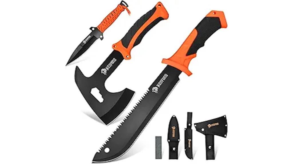 machete and hatchet set