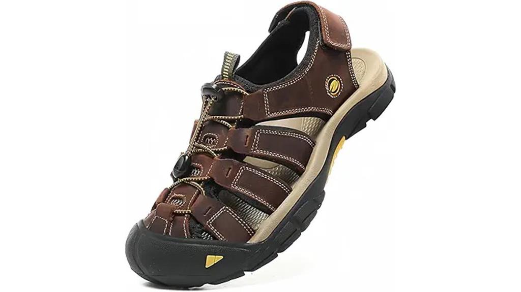 men s closed toe sandals