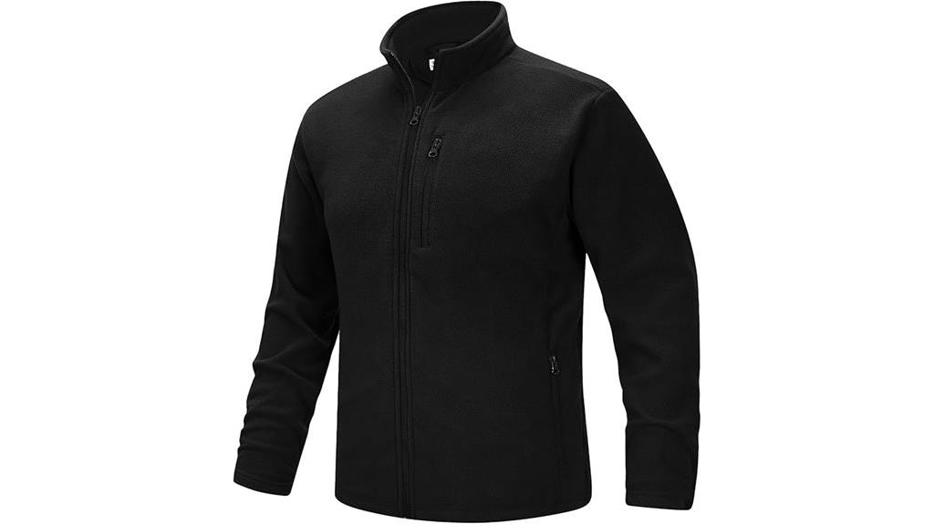 men s fleece jacket pockets