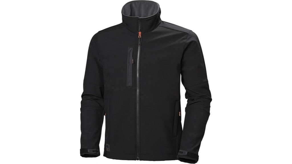 men s softshell jacket option