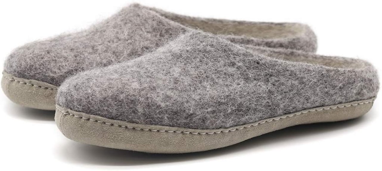 men s wool house slipper