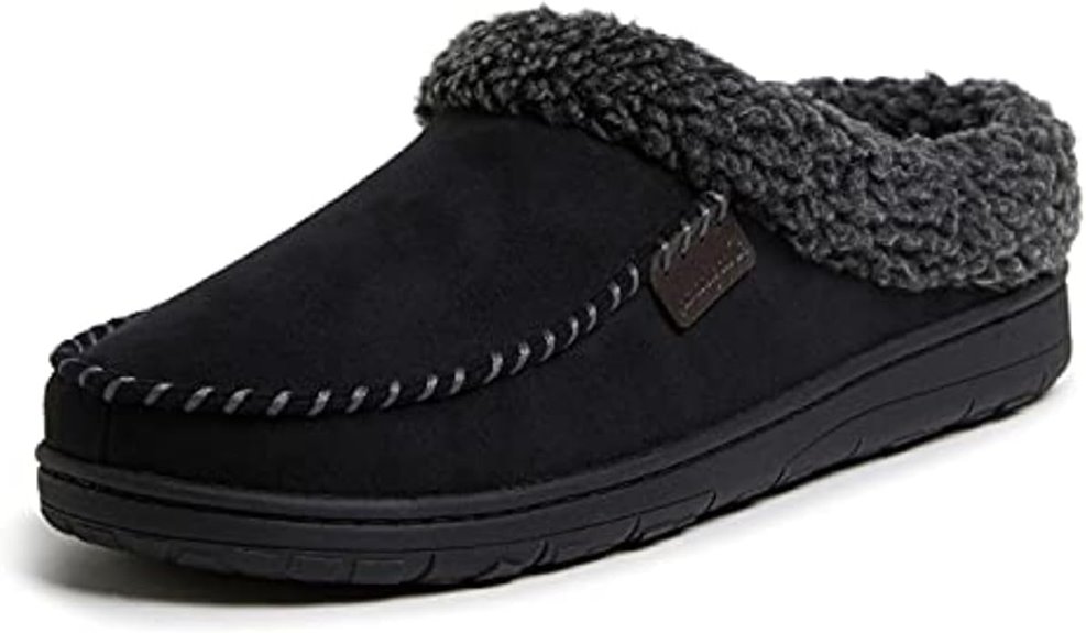 mens memory foam slippers