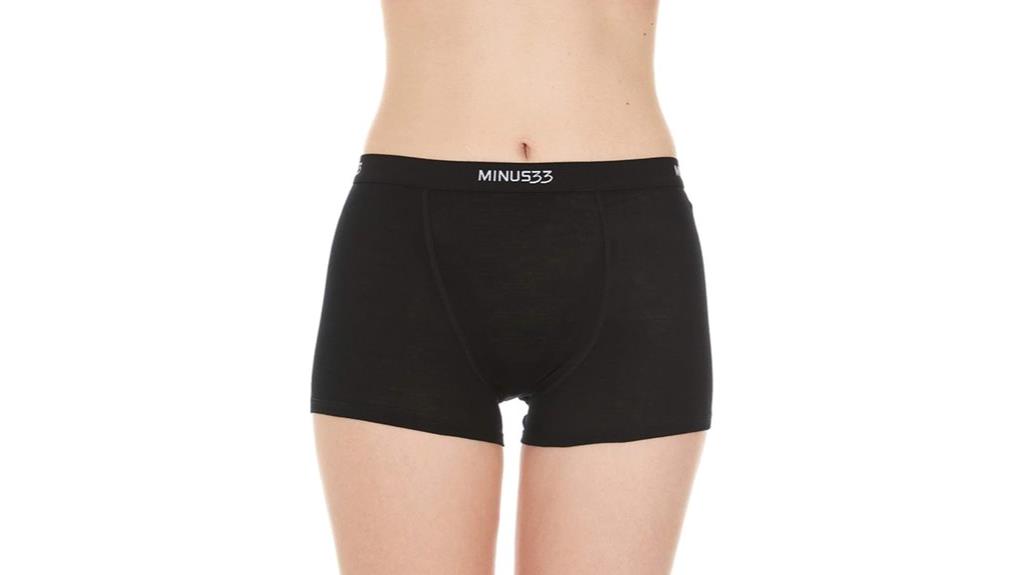 merino wool anti chafe boyshorts