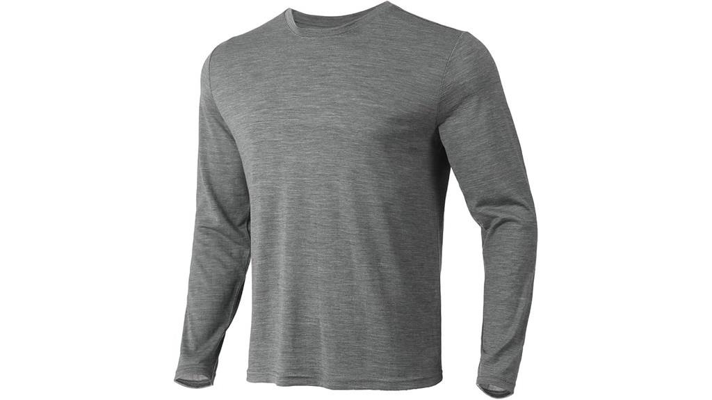 merino wool long sleeve shirt