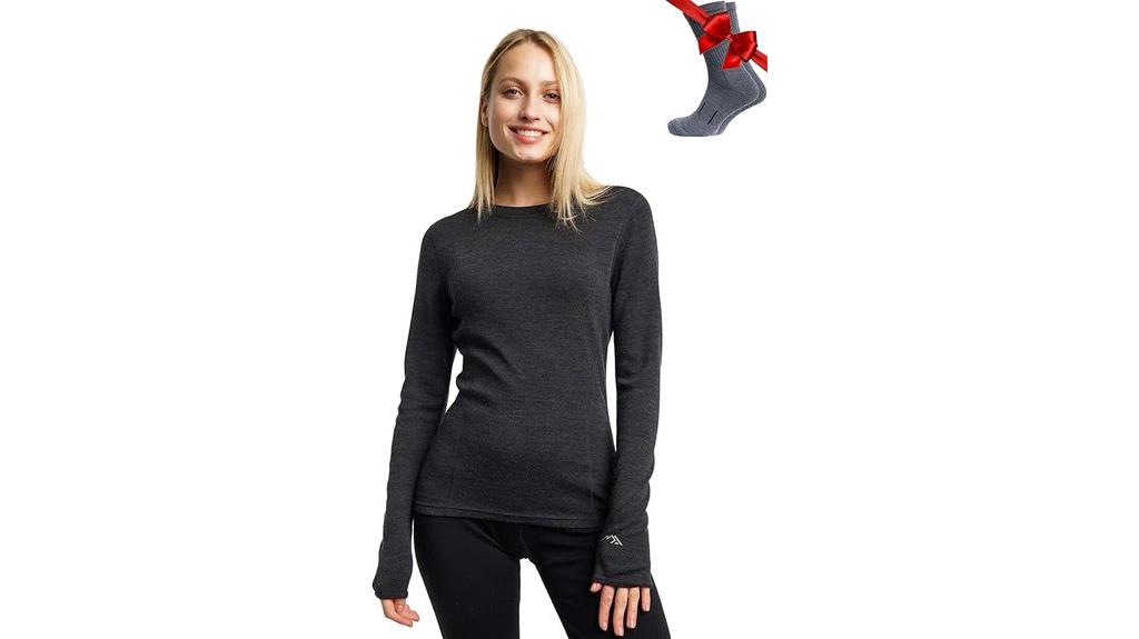 merino wool thermal shirt