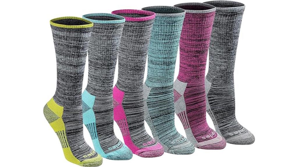 moisture control crew socks