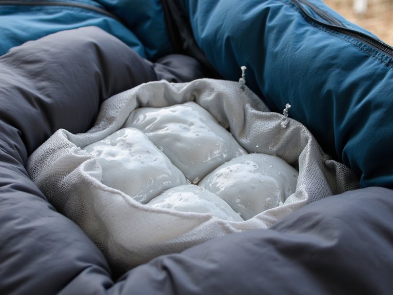 moisture management in sleeping bags