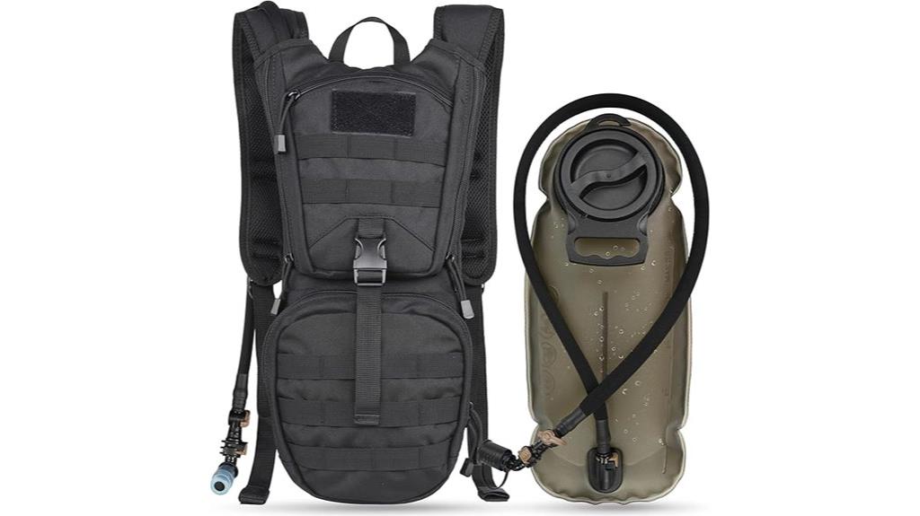 molle hydration backpack included