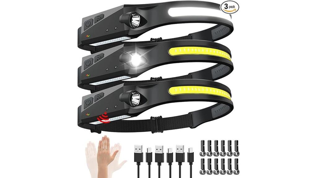 motion sensor led headlamps