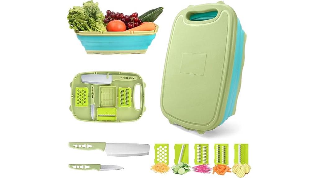 multi functional camping cutting board