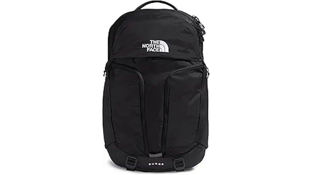 north face backpack black
