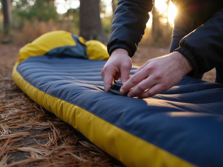 optimal sleeping pad inflation