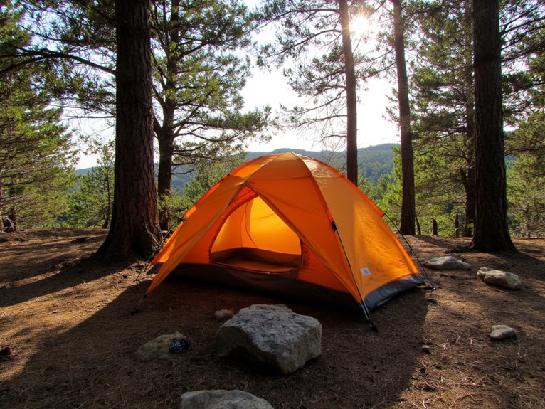 optimal tent positioning strategies