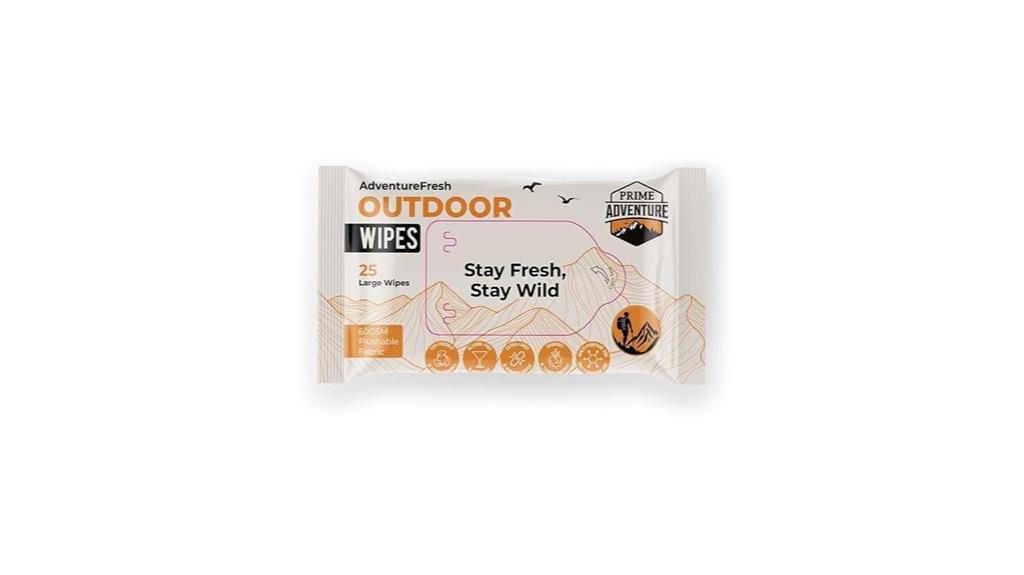 outdoor fresh wet wipes
