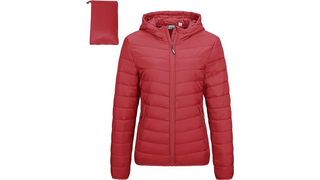 packable lightweight puffer jacket